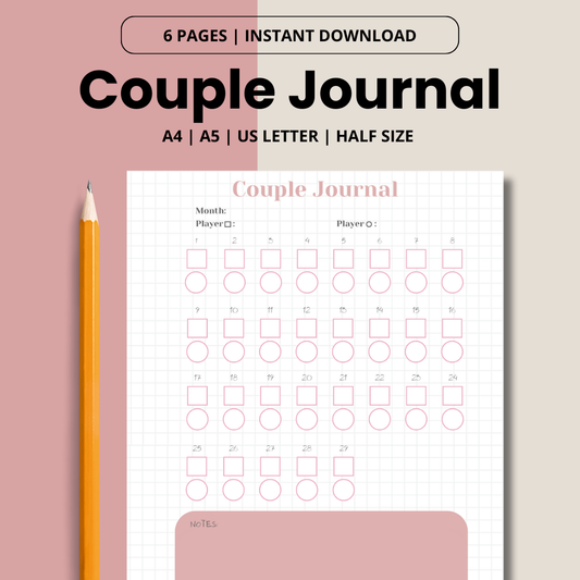 Download to prints Couples Planner Printable PDF